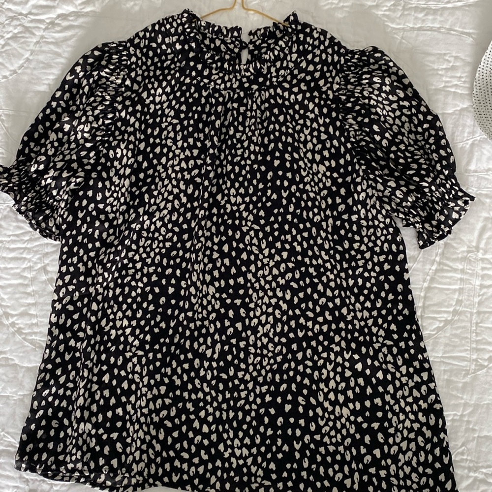 Ladies black dressy top